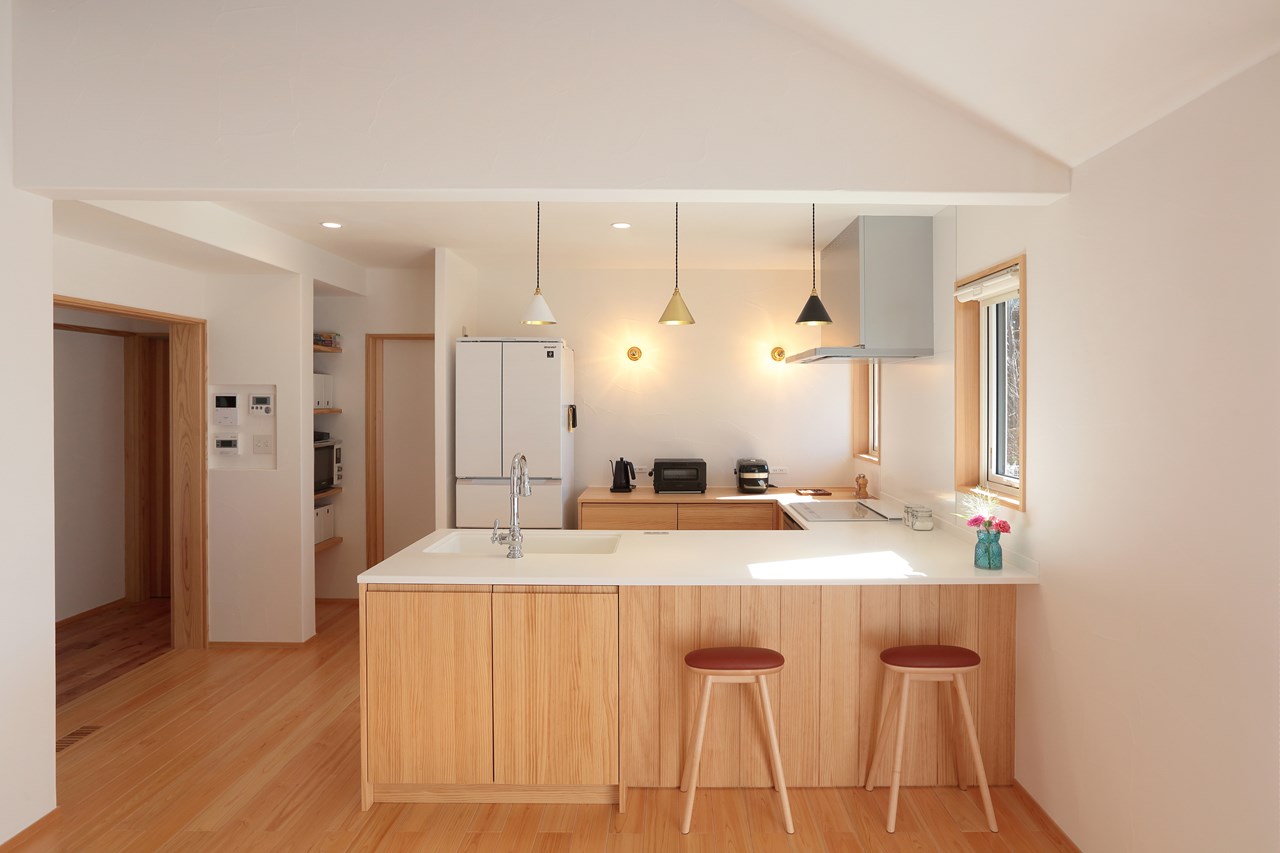 ダイニングカウンターの事例をあつめました | 自然素材の注文住宅